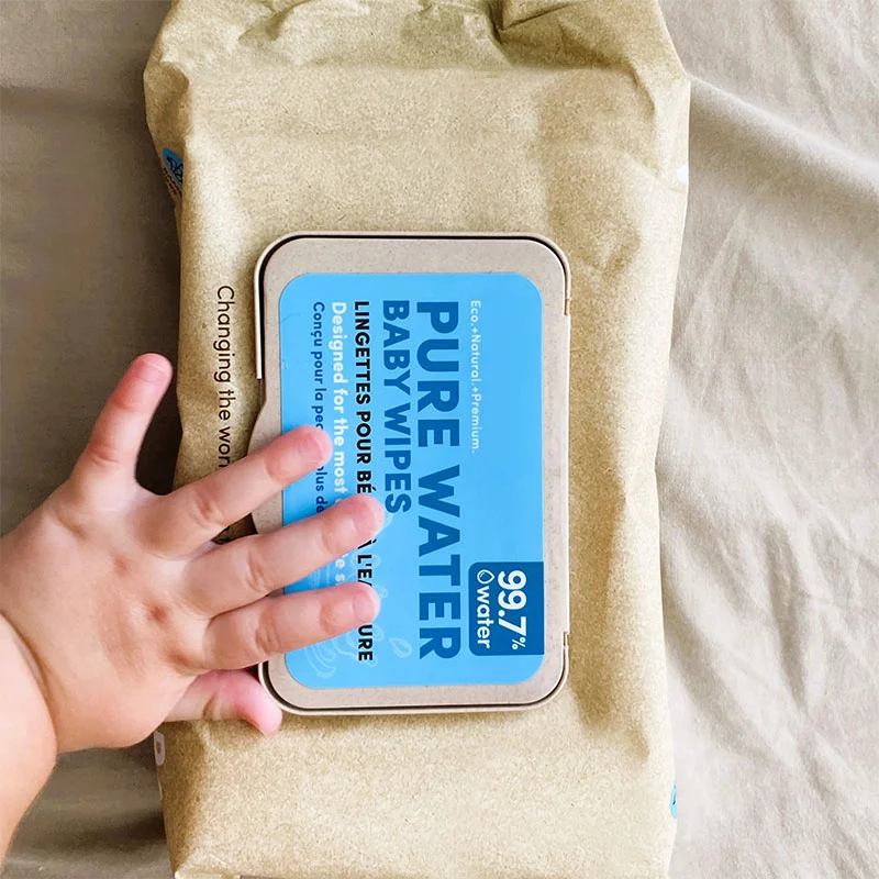 Water based baby wipes