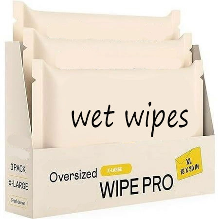 Wet tissue wipes